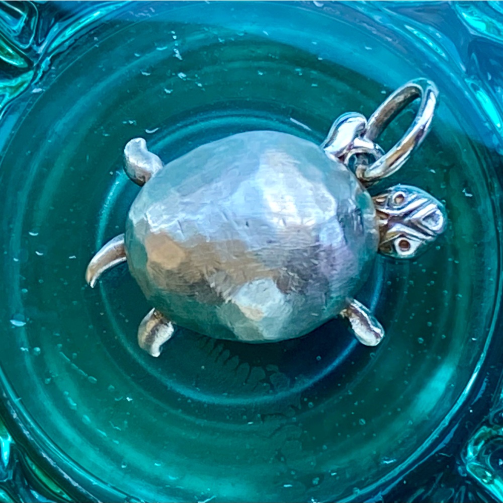 Tiffany & Co Silver Paloma Picasso Turtle Charm - Extremely Rare!